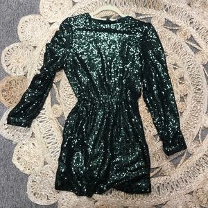 Green Sequin Dress